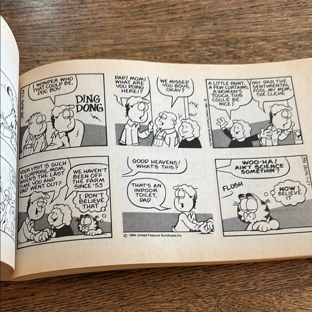 Vintage Set of 3 Garfield the Cat Comic Strip Funny Book Collection by Jim Davis